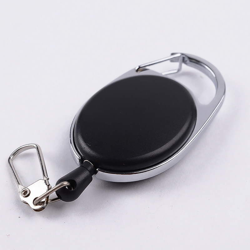 SportLife Durevole Corda di Nylon Anti Perso Portachiavi Rinculo Clip Retrattile Portachiavi Esterno_voghion.com