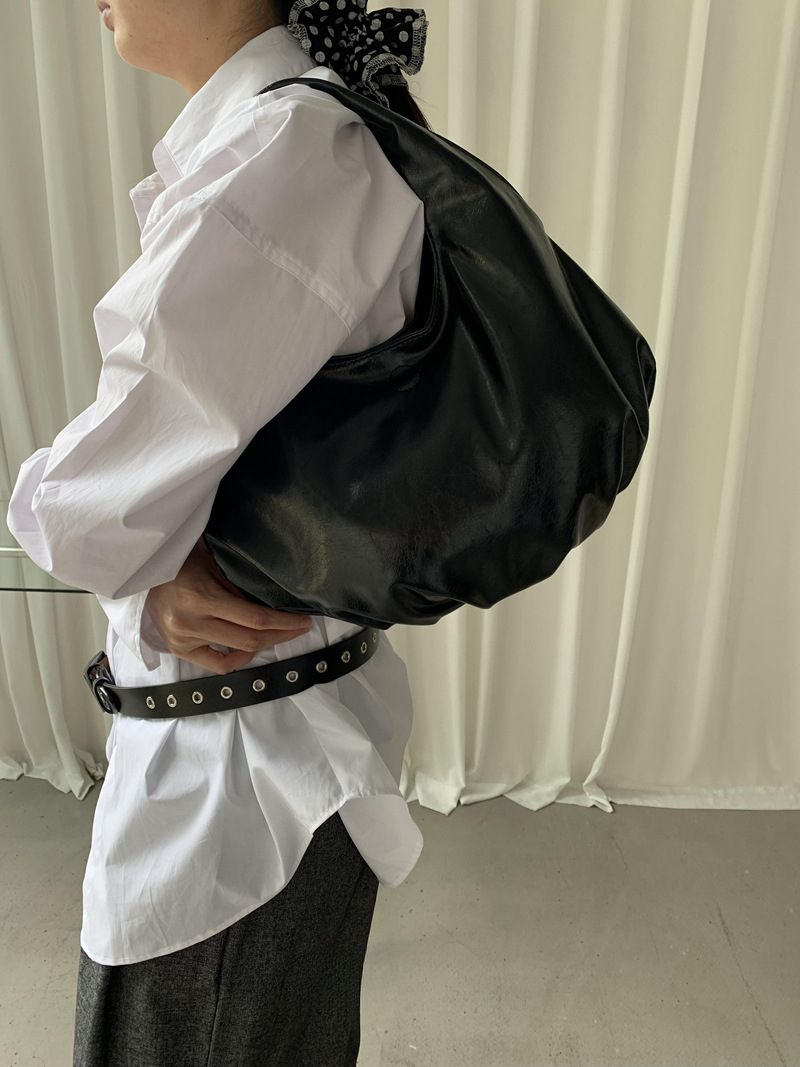 Borsa da ascella Nero Marrone Stile neutro Blocco di colore Alla moda Versatile Casual Quotidiano_voghion.com
