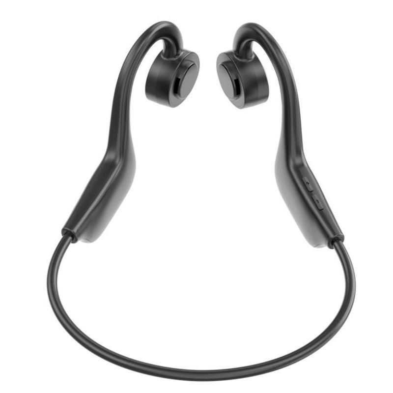 Earphones Wireless Bluetooth Bone Conduction Headphones Neckband Sport Headset with TF Card MP3 Player For Android IOS_voghion.com