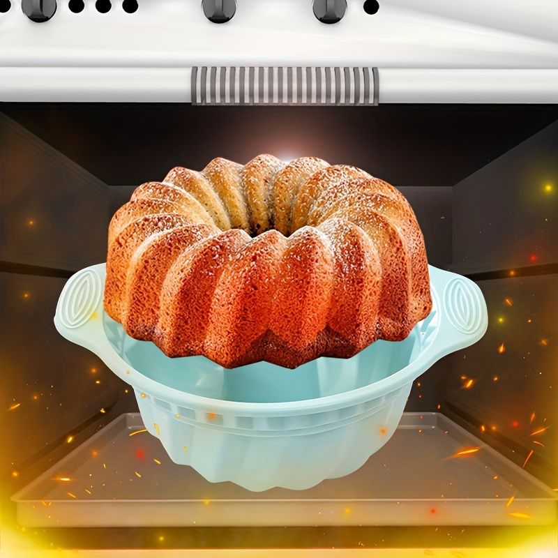 6ks silikonová sada kuchyňských potřeb na pečení, nepřilnavé silikonové pekáče, silikonové dortové formy, pekáče, donutová forma, silikonová forma na muffiny, dortové formy_voghion.com