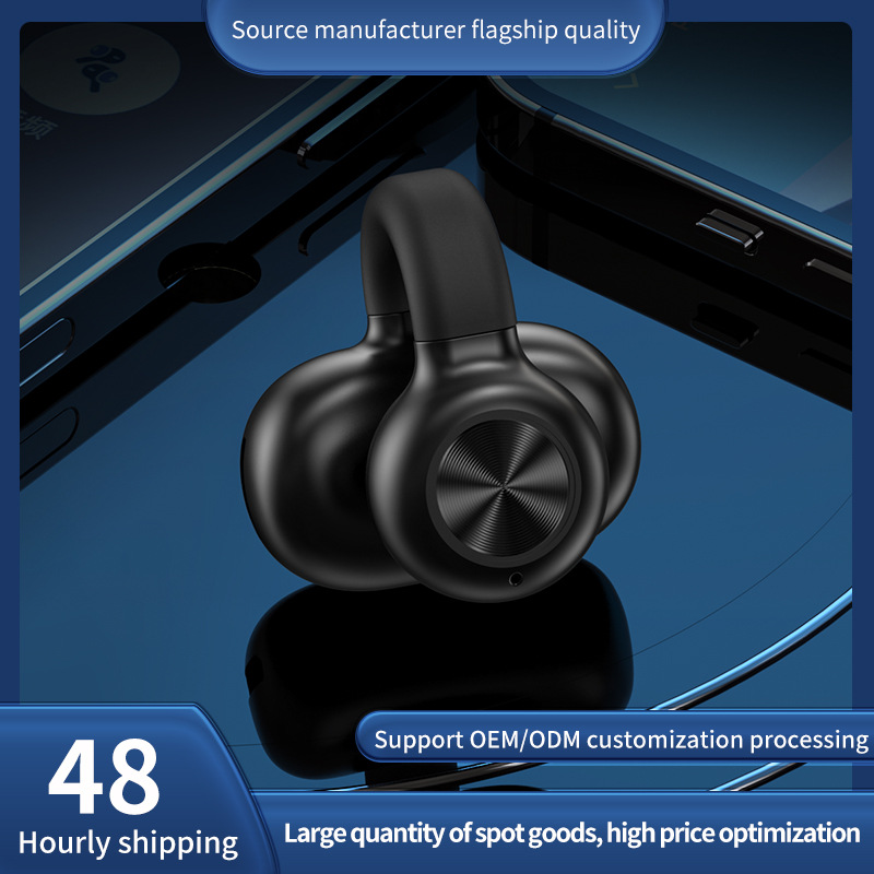 New Z28 Earclip Bluetooth Non in Open OWS External Earring Single Ear Wireless Earphones 5.3_voghion.com