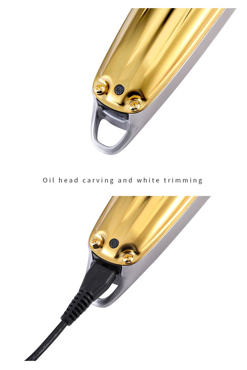 Tagliacapelli professionale senza fili - Tagliacapelli ricaricabile con corpo interamente in metallo per uomini e bambini_voghion.com