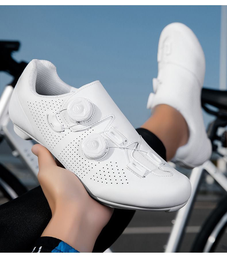Scarpe da ciclismo Booster da uomo e da donna, con suola rigida, modello Road Lock, 2024_voghion.com