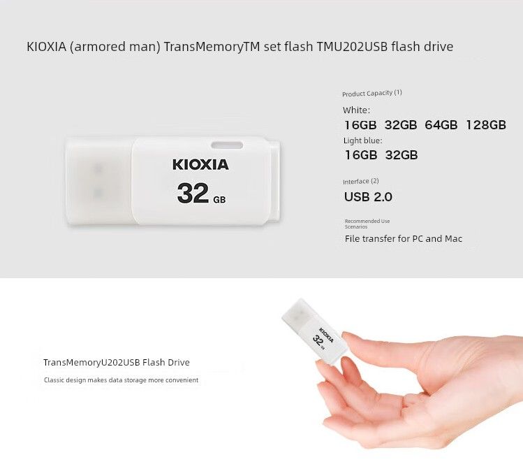 Qixia Original Toshiba High-Speed 3.2 USB Flash Drive Business For Office And Stylish Car 32G 64g128g_voghion.com