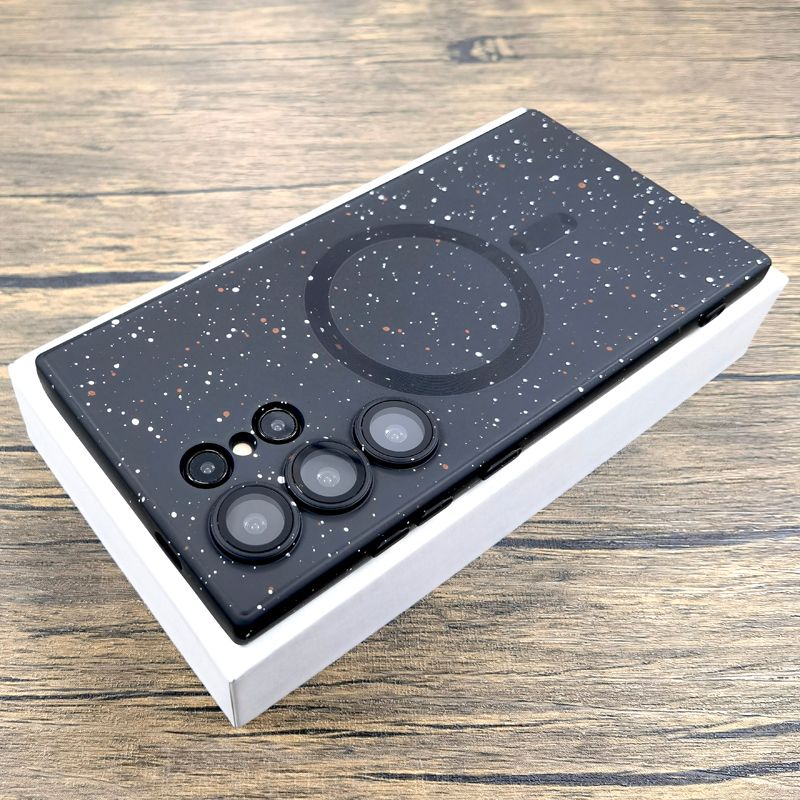 Luxury Silicone Case For Samsung Galaxy S25 S24 S23 S22 S21 S20 Ultra Plus Note 20 10 FE For Magsafe Wireless Charge Full Cover_voghion.com