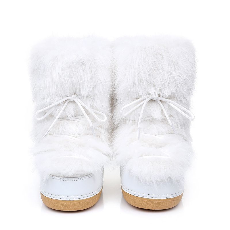 Scarpe invernali da donna, resistenti al freddo, antiscivolo, spesse, in peluche, a metà polpaccio, con plateau spesso, scarponi da sci, taglia 35-42_voghion.com