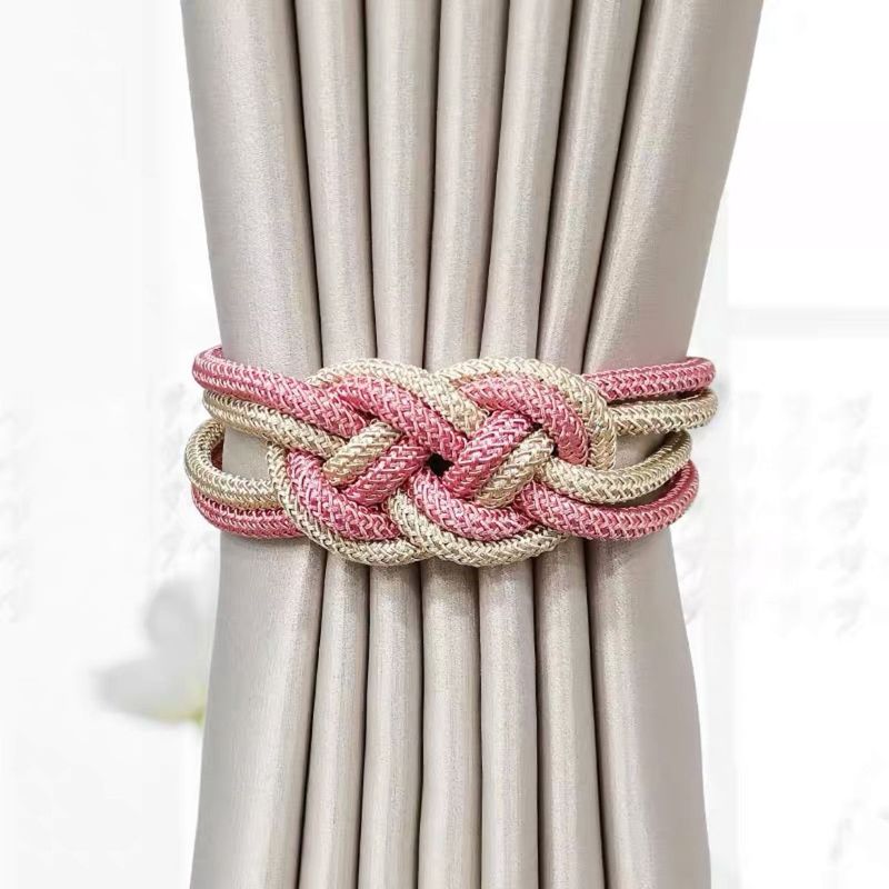 Tiebacks Modern Creative Curtain Straps Cute Simple Chinese Knot Hanging Rope Storage Strap Nordic_voghion.com