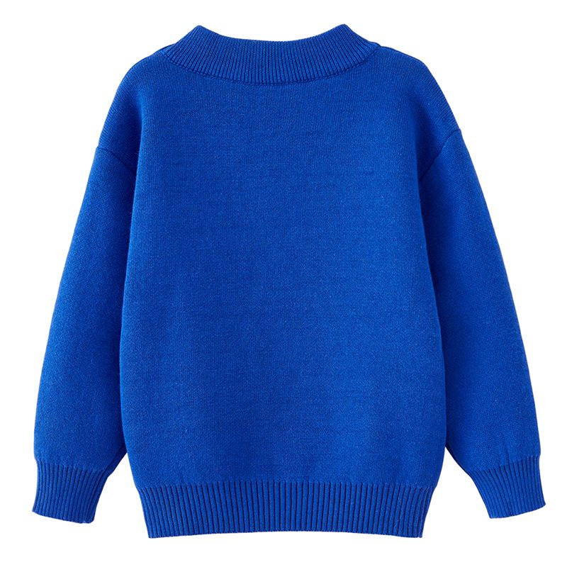 Maglione invernale in velluto per bambine: morbido e caldo top con scollo rotondo per le giornate fredde_voghion.com