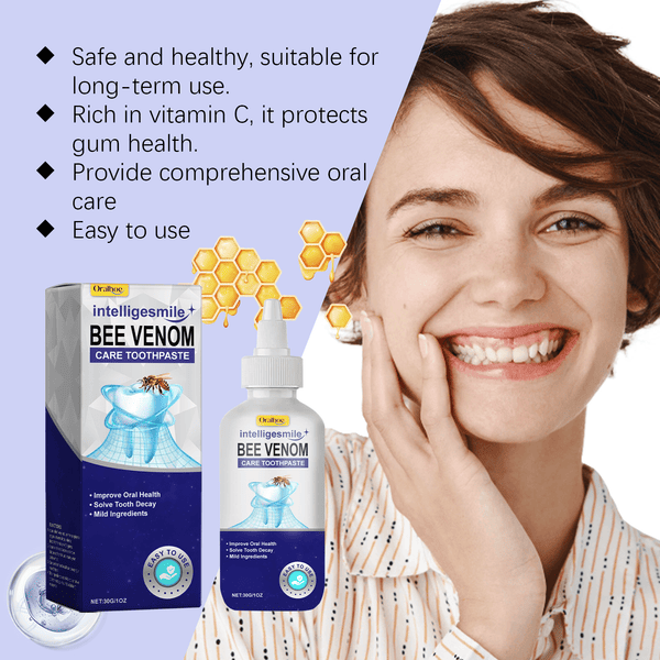 Oralhoe Bee Venom Oral Care Toothpaste Gently And Deeply Cleans Stains And Tartar, Removes Odors And Whitens Teeth_voghion.com