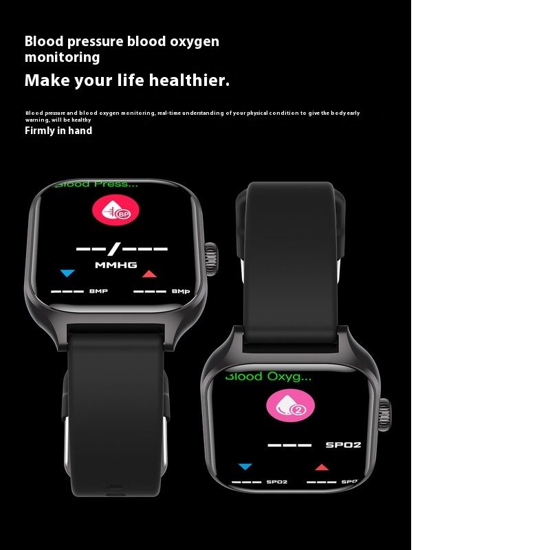 Reloj inteligente H16 con modelo privado transfronterizo, reloj inteligente con control del ritmo cardíaco, la presión arterial, el ejercicio y la salud, reloj deportivo GT40_voghion.com