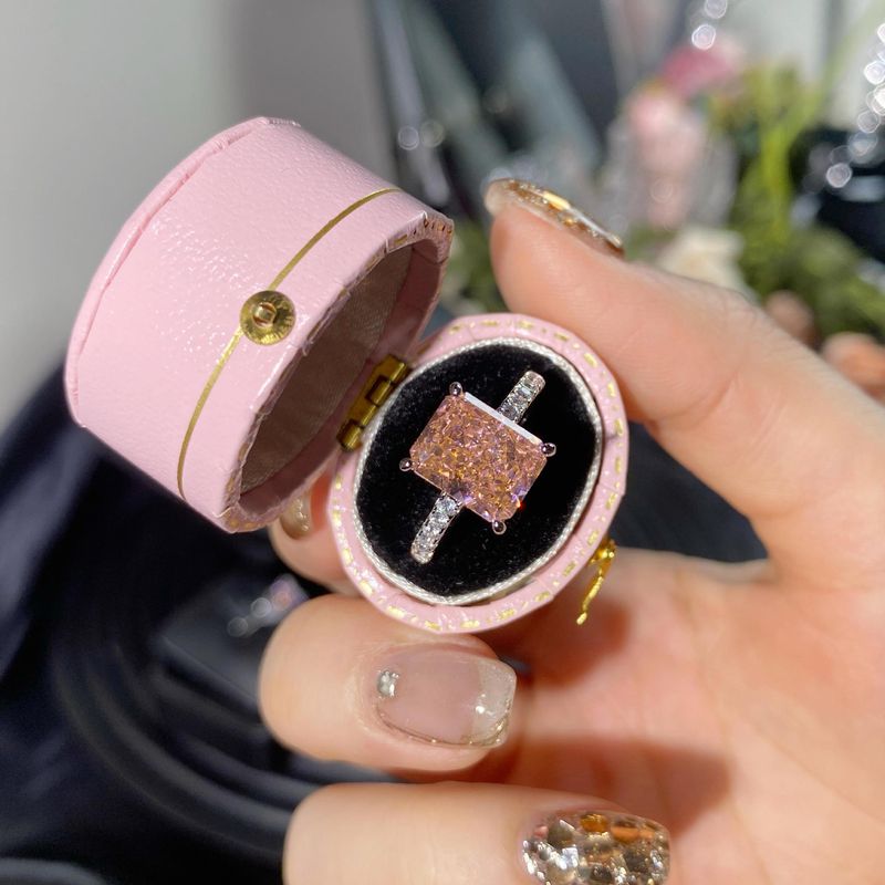 Leichter Luxus-Nischen-Diamant mit hohem Kohlenstoffgehalt, neuer verstellbarer offener Ring für Frauen, hochwertiger Edelstein_voghion.com
