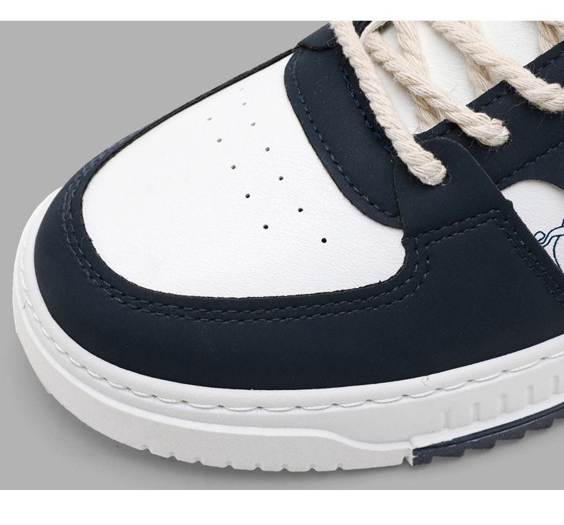 Große Größe Herrenschuhe Außenhandel 45-48 Neue Board Schuhe Trendy Vielseitig Weiche Sohle Sport Und Freizeit weiße Schuhe_voghion.com