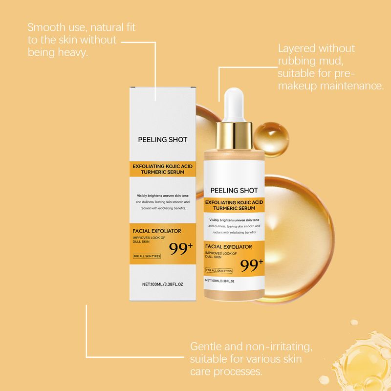 Kojic Acid Turmeric Nourishing Facial Skin Texture Refreshing Non-sticky Tender Smooth Moisturizing Essence_voghion.com