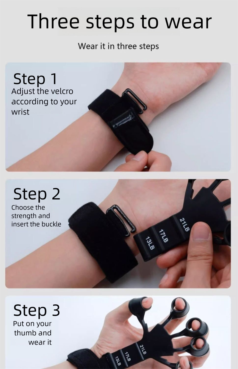 Venentrainer, verbesserte Version, Fünf-Finger-Finger-Übung, Griffverstärker, Student Kirin Arm-Trainingstool_voghion.com