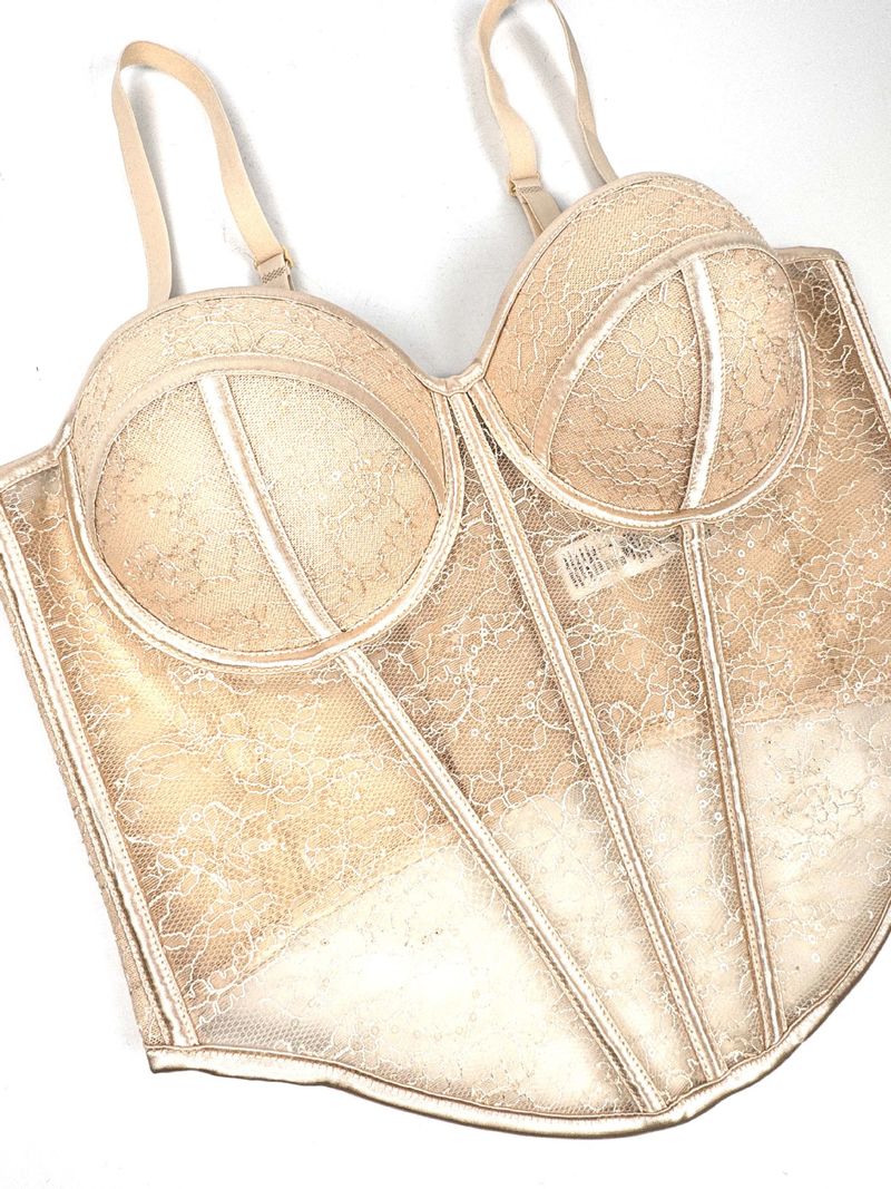 Women's Clothing New Slim Sexy See Through Mesh Vest Suspender Low Cut Contrast Color Waist Slim Breathable Body Shaping Fishbone Bra_voghion.com