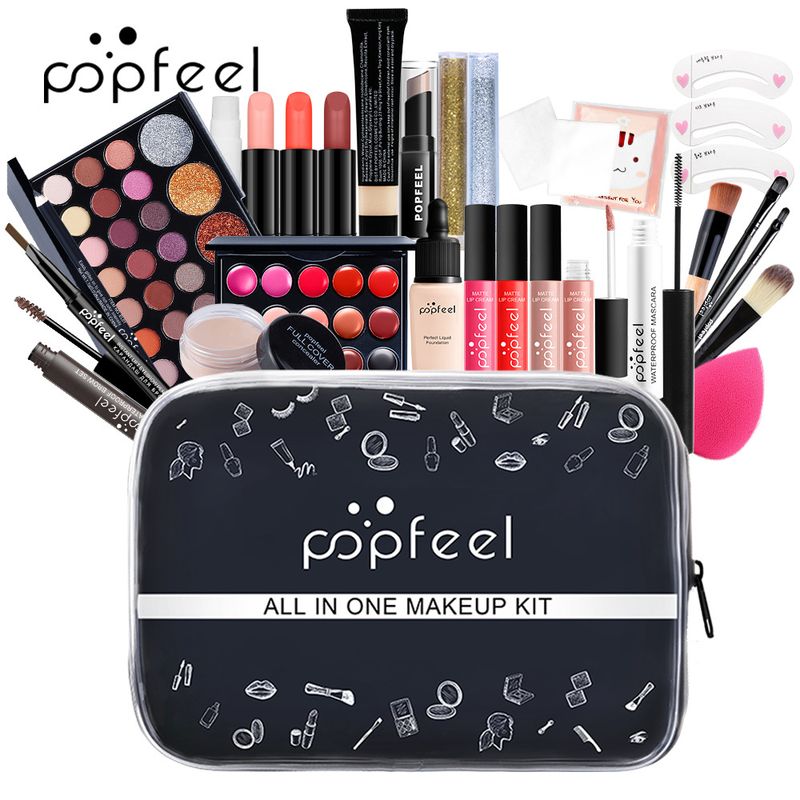 Sets POPFEEL ALLES IN EINEM Make-up-Set KIT004 27PCS_voghion.com