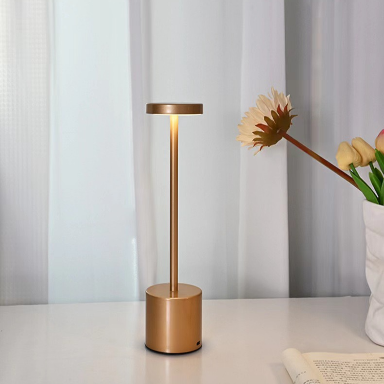 Modern Style Touch Sensor Table Rechargeable Cordless Desk Lamp 3 Color Adjustable Temperatures LED Night Light_voghion.com