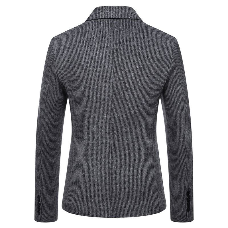 Giacca da uomo in lana, tendenza business casual minimalista e oversize per autunno e inverno_voghion.com