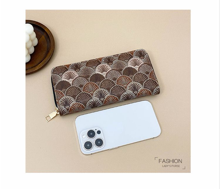 Women’s Bags Women's Long Wallet Large Capacity Clutch New Zipper Clutch Wallet Card Holder_voghion.com