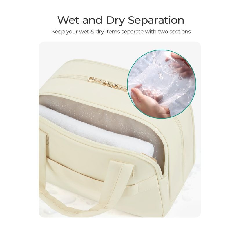 Neu Make-Up mit Große Kapazität Flauschigen Kulturbeutel für Frauen Reise Business, Multi funktionale Partition Lagerung, Hohe_voghion.com