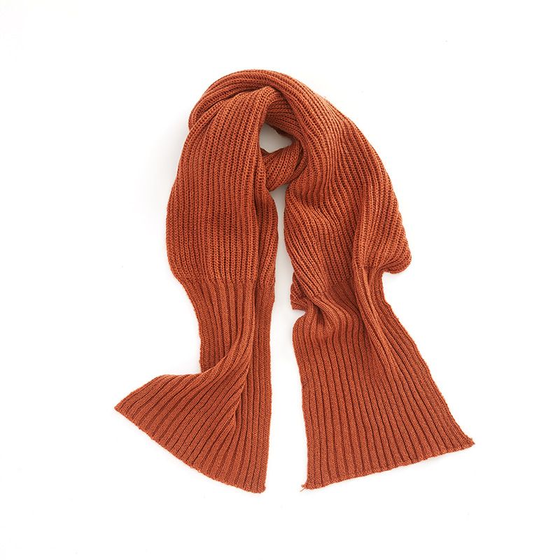 Grenzüberschreitender exklusiver Herbst- und Winterschal aus einfarbigem Mohair für Herren und Damen, einfarbig gestrickt, verdickter Schal, modisch, vielseitig_voghion.com