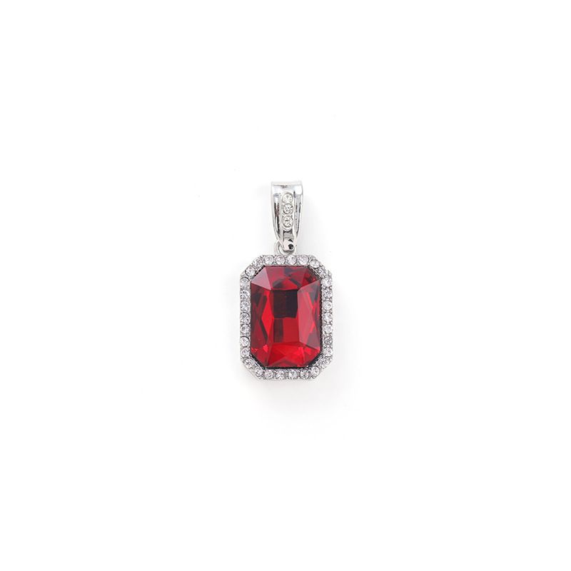 Red Personality Fashion Commuting Simple Pendant New Fried Dough Twists Necklace Jewelry_voghion.com