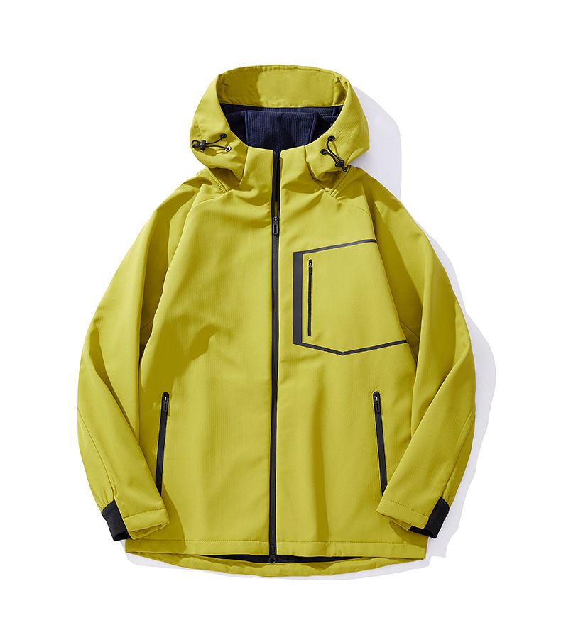 Men's Softshell Jacket Waterproof Windproof Lightweight Outdoor Hiking Climbing Travel Hooded Jacket For All Seasons_voghion.com