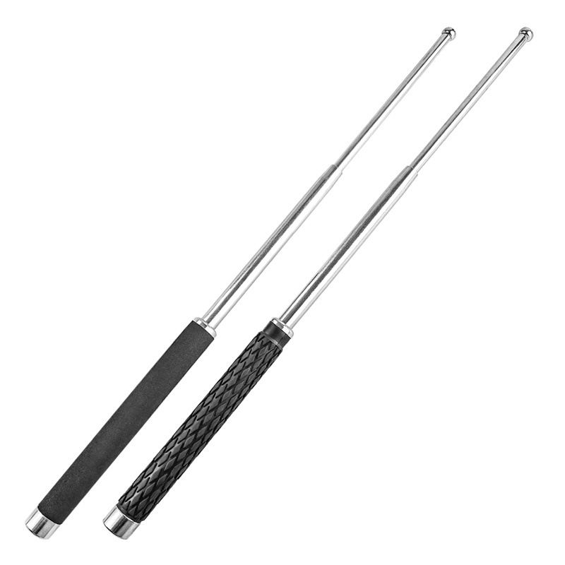 Solid Swing Stick Vehicle Self-Defense Weapon Legal Self-Defense Supplies Telescopic Stick Self-Defense Three-section Swing Stick Swing_voghion.com
