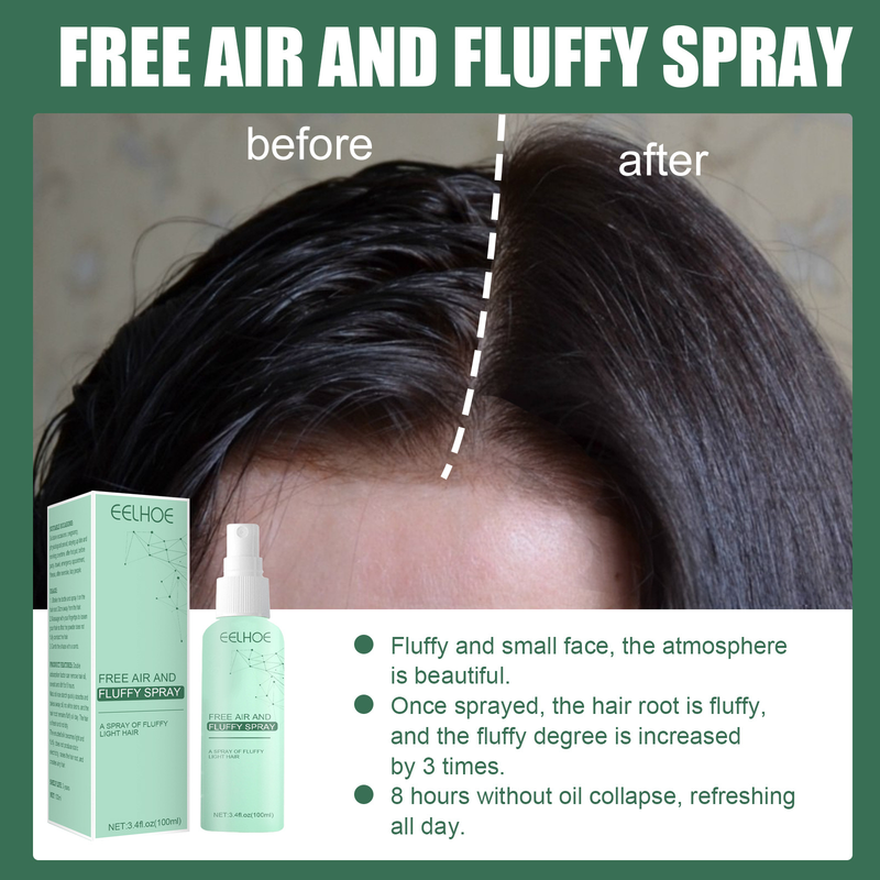 Lavaggio spray con aria soffice, sensazione di asciutto e volume rinfrescante, lavaggio senza controllo dell'olio, asciugacapelli pigro_voghion.com