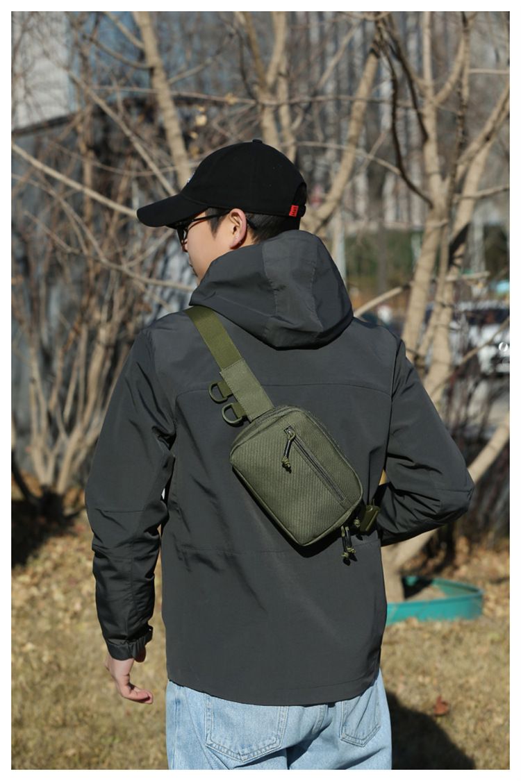 Borsa da jogging da città, alla moda, casual, da donna, in tinta unita, versatile, a tracolla, per sport all'aria aperta, marsupio per cellulare_voghion.com