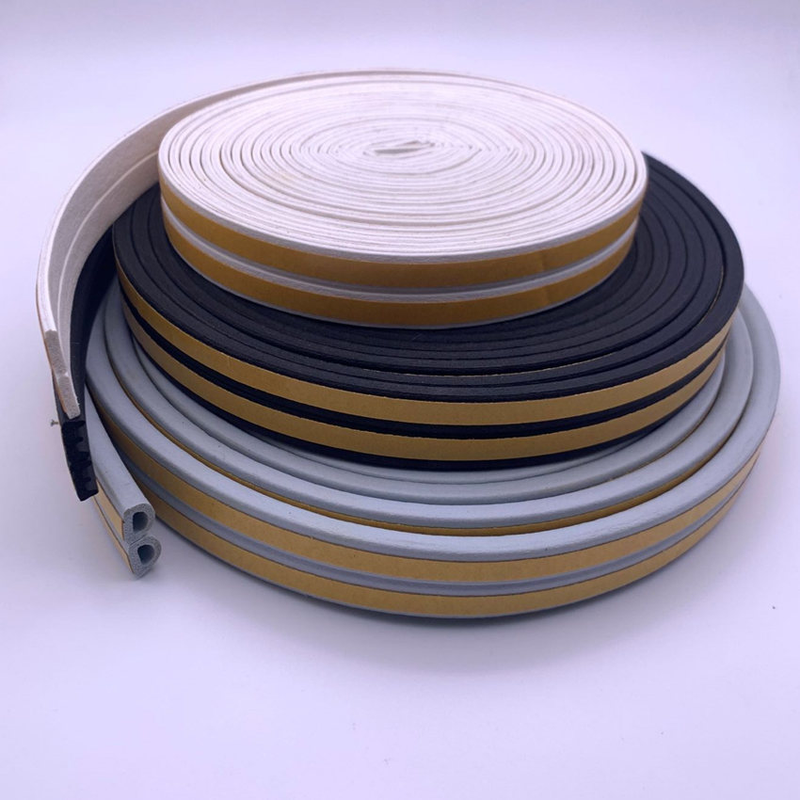 10m DIEP Type Door Weather Strip Self Adhesive Rubber Seal Foam Tape Glass Window Dustproof Soundproof Insulation Sealing Strip_voghion.com