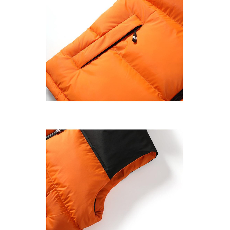 Giacca da uomo in piumino di cotone autunno e inverno Giacca da uomo ispessita e calda Versione coreana Canotta colorata di tendenza Sweetheart per_voghion.com