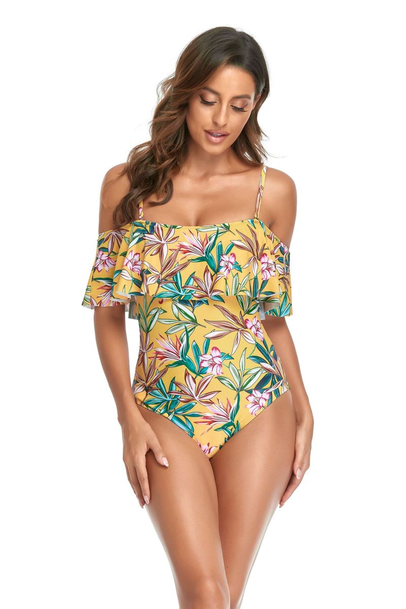 Maillots de bain une pièce conservateurs pour femmes, grande taille, multicolores, sexy_voghion.com