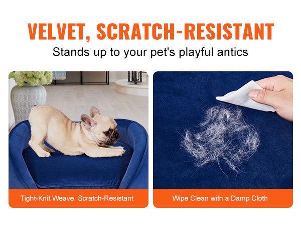VEVOR Pet Sofa Dog Couch for Medium-Sized Dogs and Cats Dog Sofa Bed 81 lbs_voghion.com