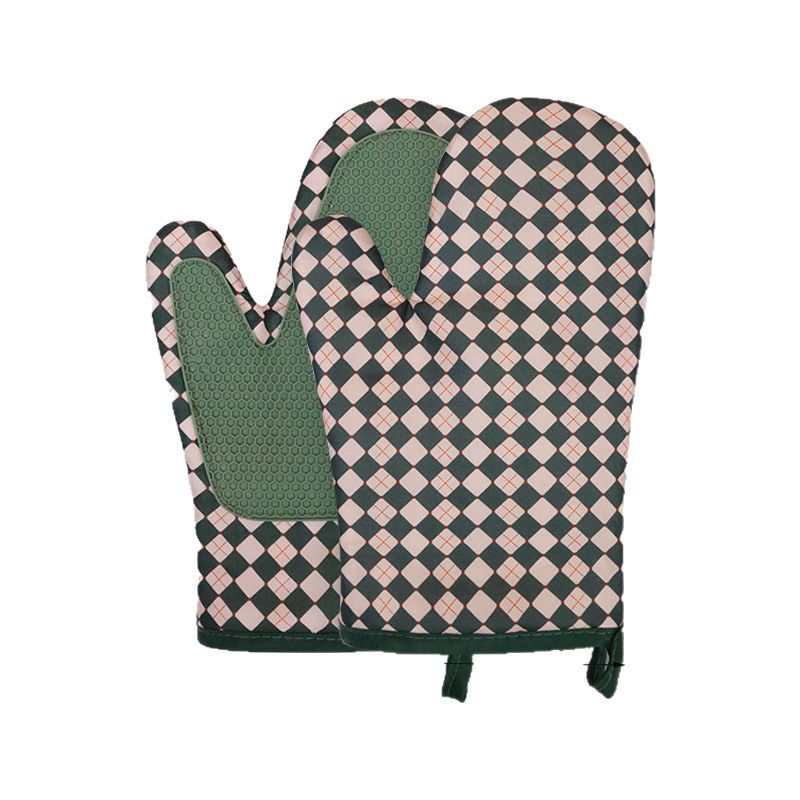 Manufacturer Kitchen Microwave Gloves Thickened High Temperature Resistant Baking Oven Special Heat Insulation_voghion.com