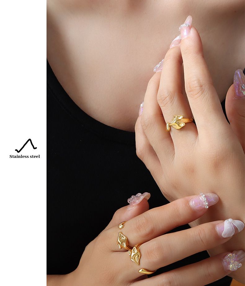 Personality Creative Design Ring Charming Fox Open Ring Trendy Fashion Ring Woman_voghion.com