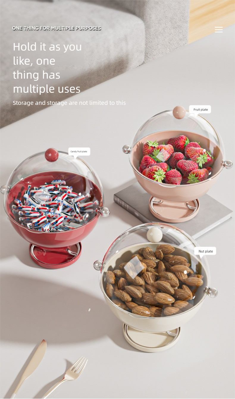 Tavolino da caffè di lusso per soggiorno, contenitore per caramelle e snack, piatto per frutta secca_voghion.com