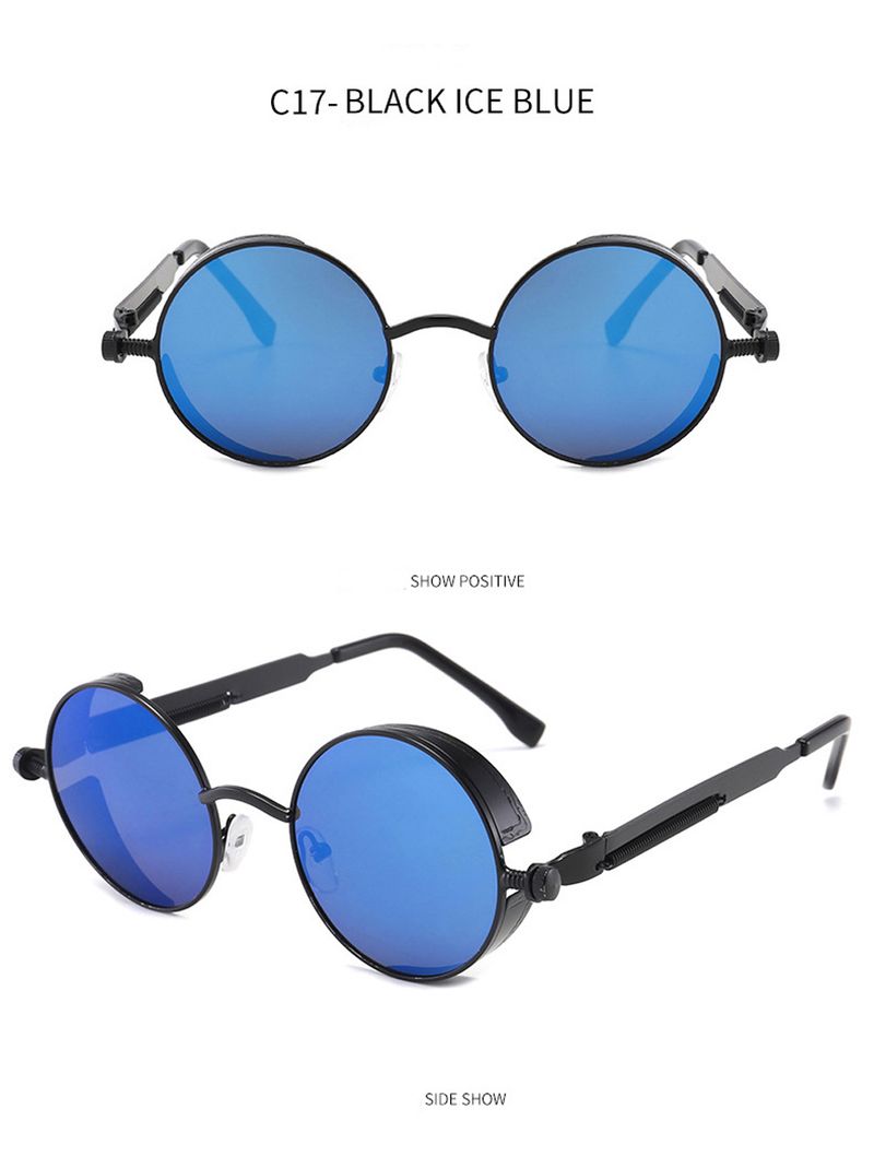 Clip On Männer Steampunk Marke Design Frauen Brille Vintage Retro Mode Sonnenbrille Oculos UV400_voghion.com