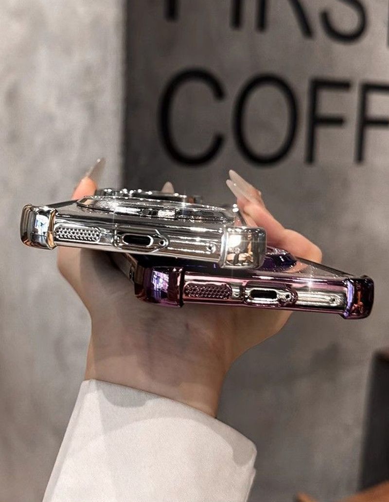 Luxury Bead Bracelet Ring Shockproof Case For Huawei Nova 13 Pro 12 11 10 9 8 7 6 5 Pro SE Silicone Glitter Stand Holder Cover_voghion.com