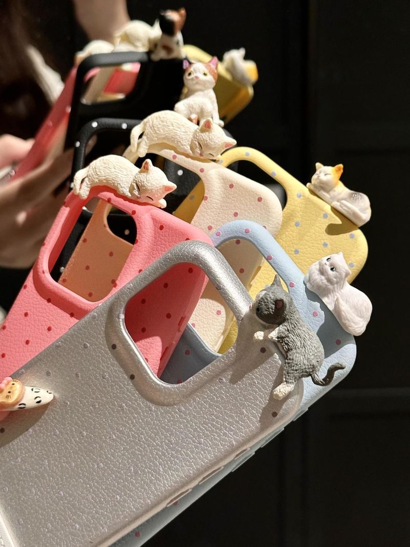 Collezione di simpatici graffiti a forma di cartone animato TechGlobe compatibile con la custodia per telefono 13 iPhone Pro Max Nuovo 14 Personalizzato Creativo_voghion.com