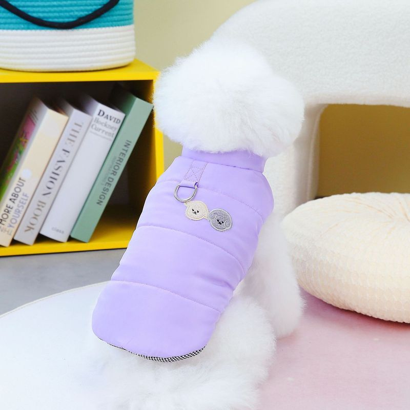 Ropa de otoño para perros y ropa de invierno para mascotas con osito de peluche, nuevos 23 pares de chalecos de algodón divertidos_voghion.com