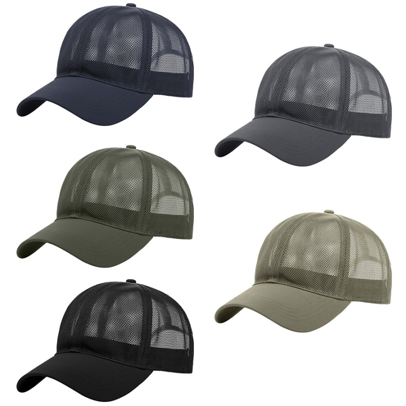 Frauen Männer Full Mesh Radfahren Kappe Schnell Trocknend Kühlung Sonnencreme Sport Laufen Camping Snapback Hut_voghion.com