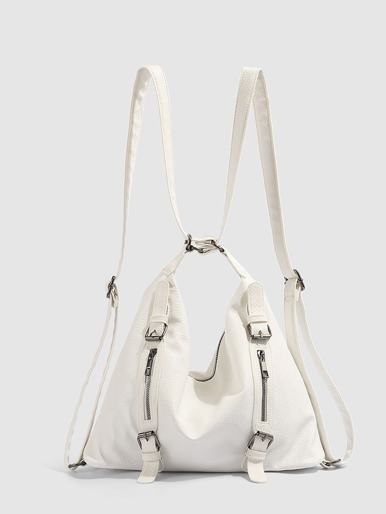 Motorcycle Girl 2025 New Simple Large Capacity Shoulder Three Bags Adjustable Shoulder Handbag Fashionable Hundred Matching_voghion.com