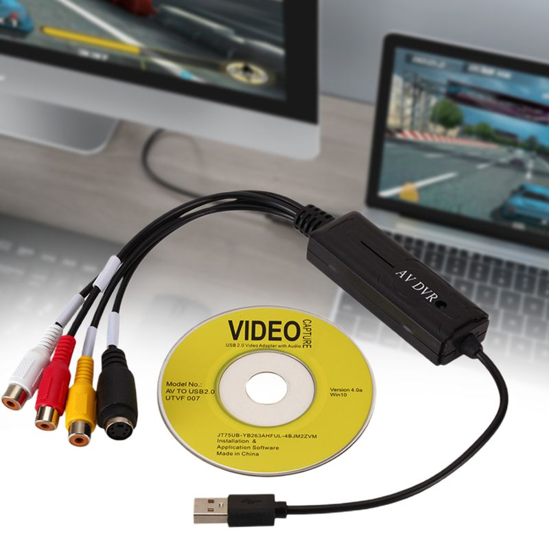 Xinweiqing Portable Durable Plastic USB 2.0 Video Capture Card for NTSC_voghion.com