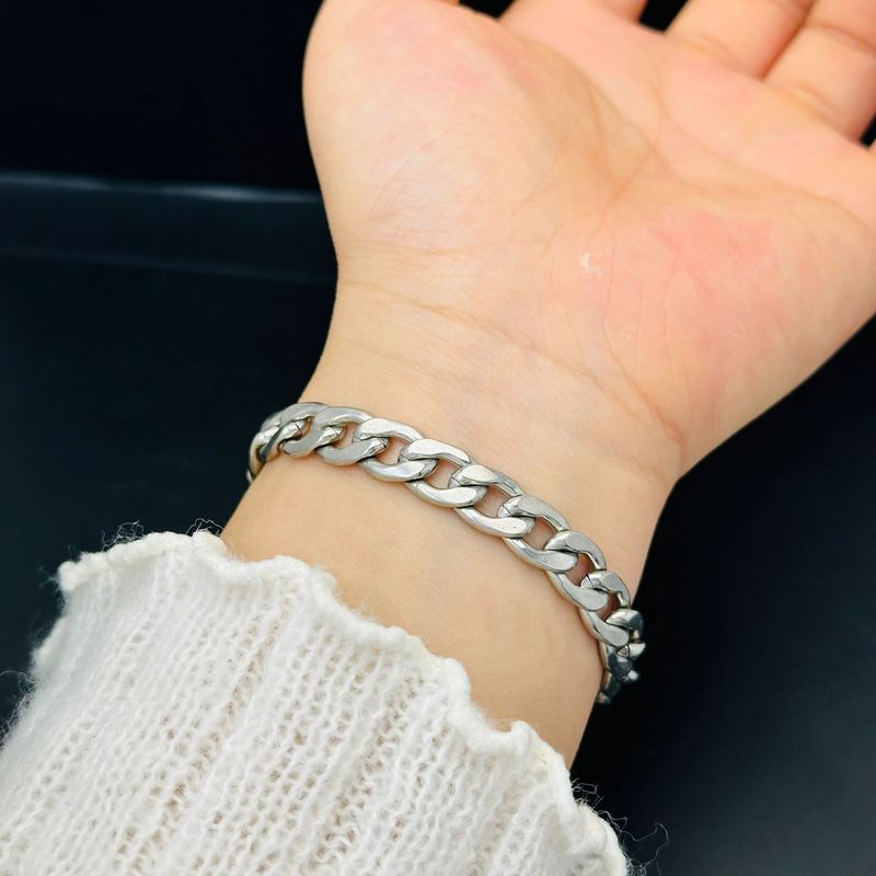 Ins Titanium Staal Koreaanse Stijl Stoere Barbell Persoonlijkheid Hip-Hop Heren Student Hand Sieraden Armband Trendy Persoon_voghion.com
