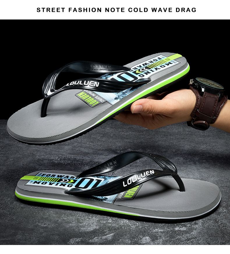 2024 Sommer neue Clip-on Außen, Mode Freizeit Strand, Herren Flip-Flops, rutschfeste, coole Spezial-Hausschuhe_voghion.com