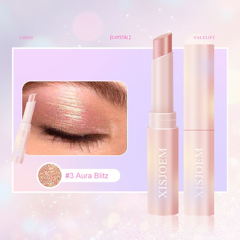 Caneta de sombra Jelly Beauty Crystal Makeup Batom multicolorido iluminador em bastão Cosméticos_voghion.com