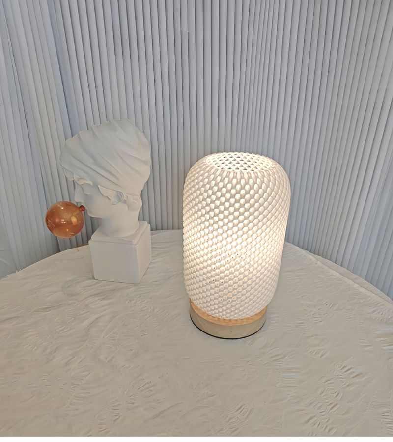 Floating Full Spectrum Eye Protection Nordic Style Table Lamp Remote Control Stepless Dimming Atmosphere Decoration_voghion.com