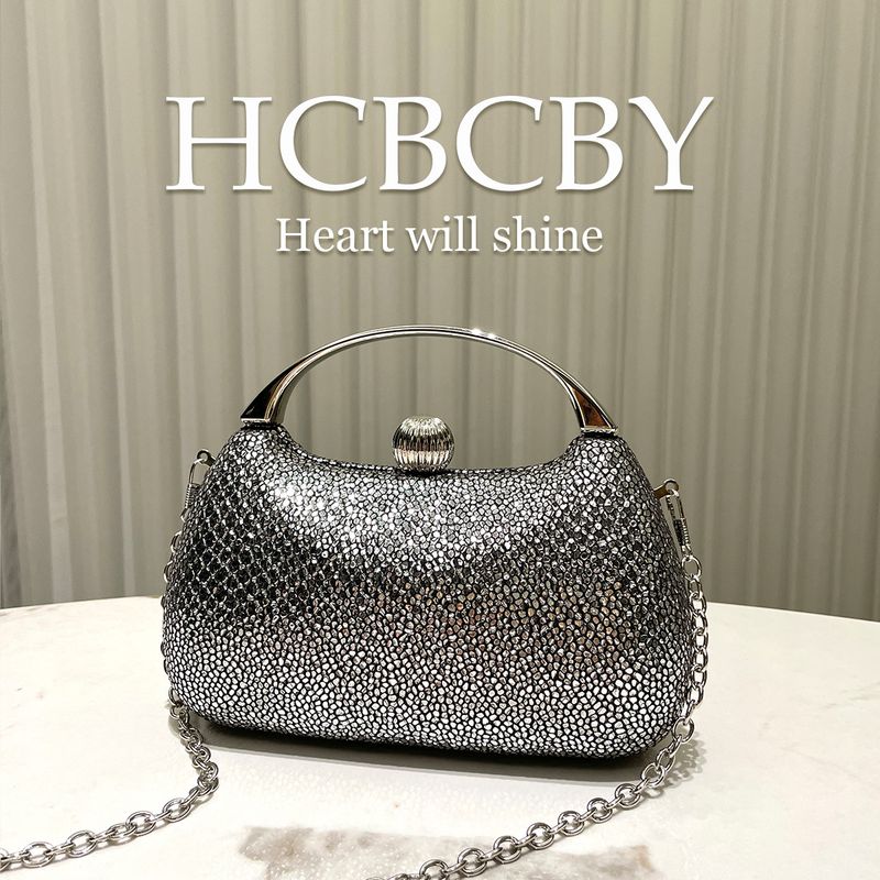 Women's Personalized Glitter PU Fabric Evening Bag Fashionable And Elegant Clutch Bag_voghion.com