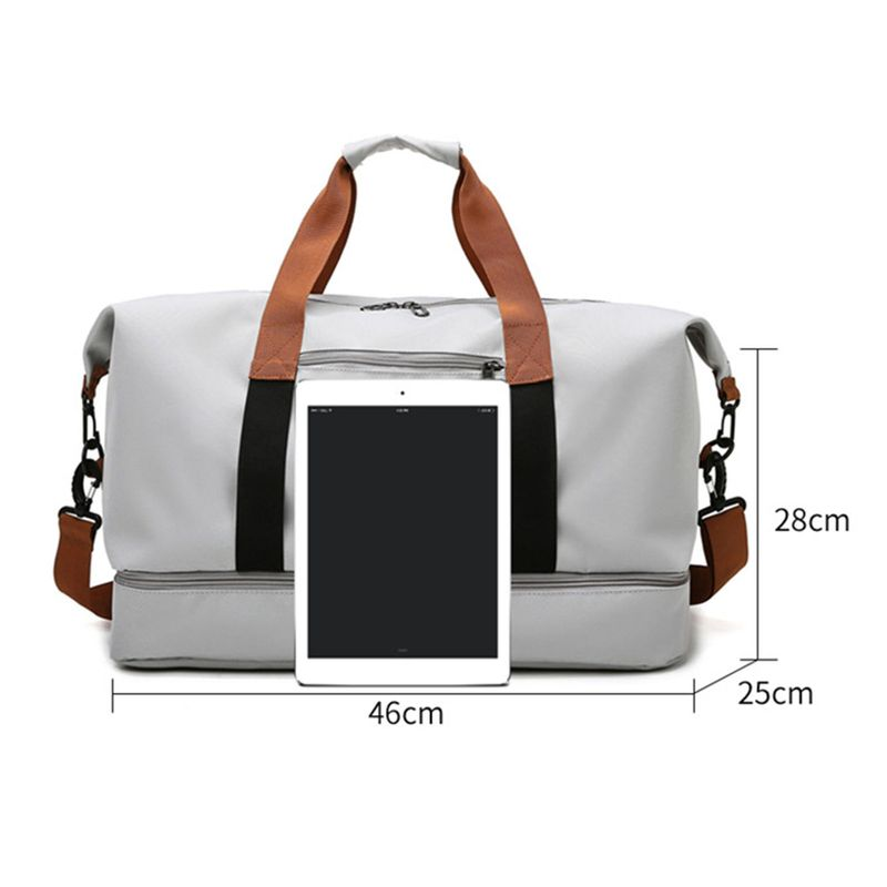 Lihao Reisetasche, unabhängiger Schuhhalter, wiederverwendbar, starke Tragkraft, Aufbewahrung, spritzwassergeschützt, trocken, nass, Outdoor, Fiess-Tasche, Reise_voghion.com